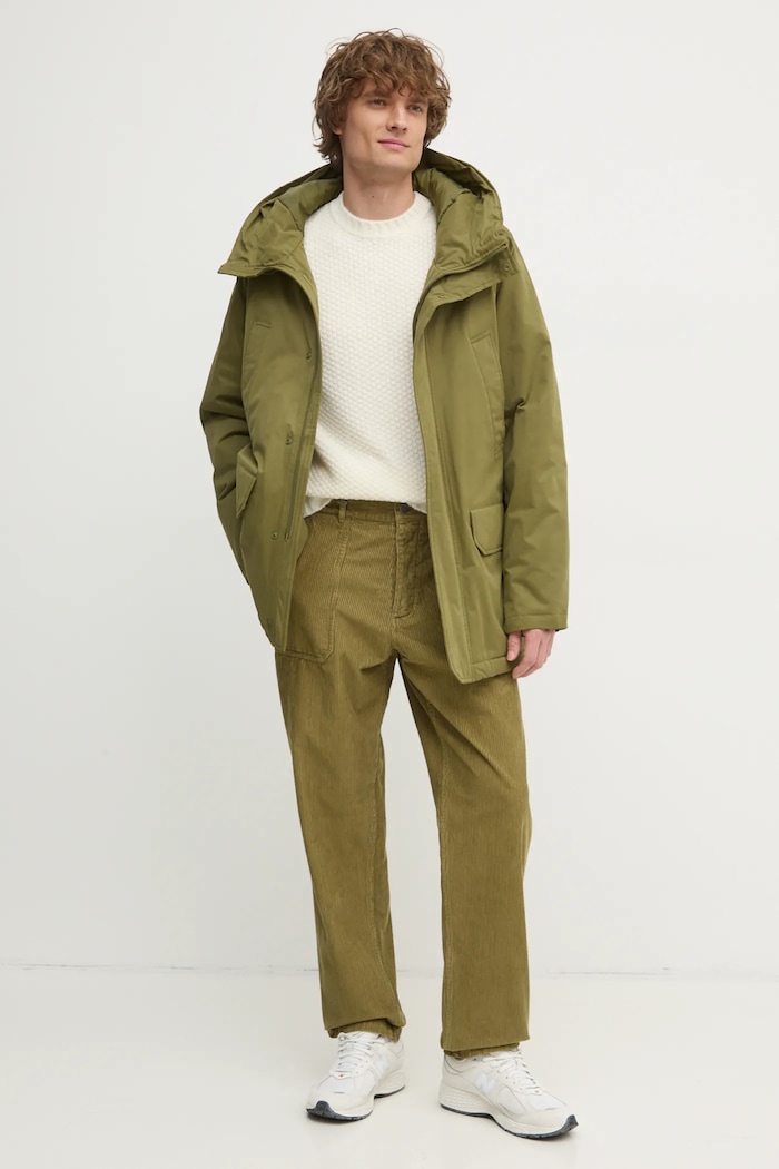 Παντελόνι United Colors of Benetton 4FYHUF03S πράσινο AW24