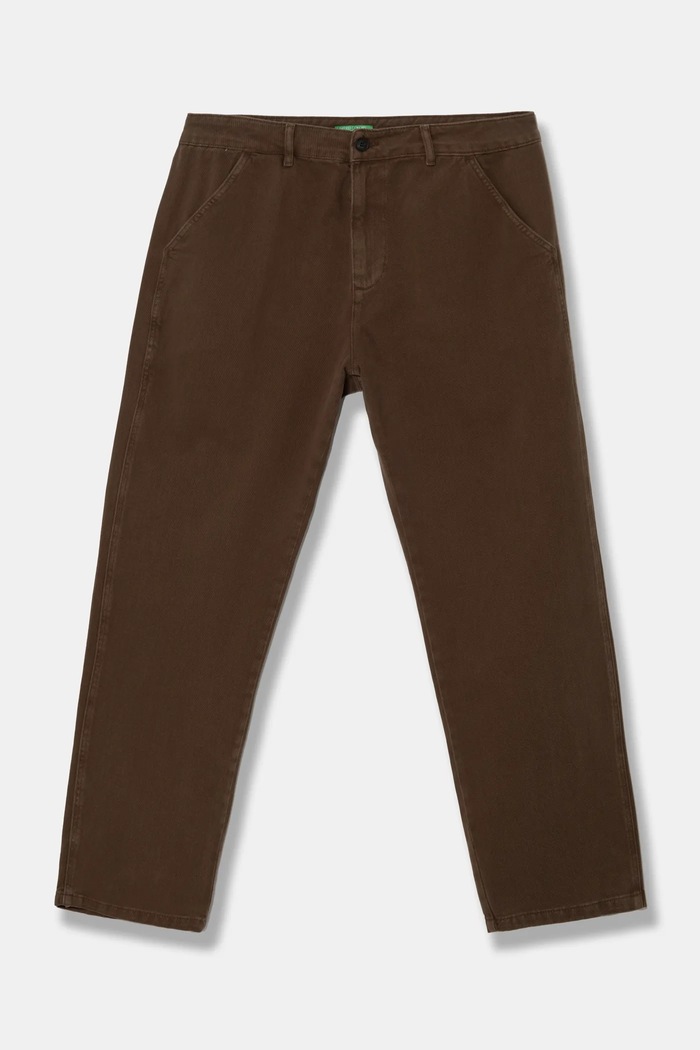 Τζιν παντελόνι United Colors of Benetton καφέ 4DMKUF04T