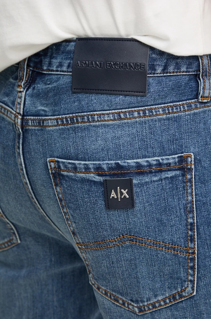 Jeansy Armani Exchange 6DZJ13.Z1ZXZ niebieski