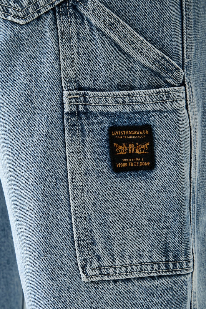 Levi's straight kavbojke moške 568 LOOSE STRT CARPENTER x WORKWEAR modra 55849
