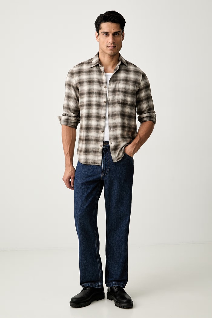 Levi's straight kavbojke moške 568 LOOSE STRT CARPENTER x WORKWEAR 55849 modra SS25