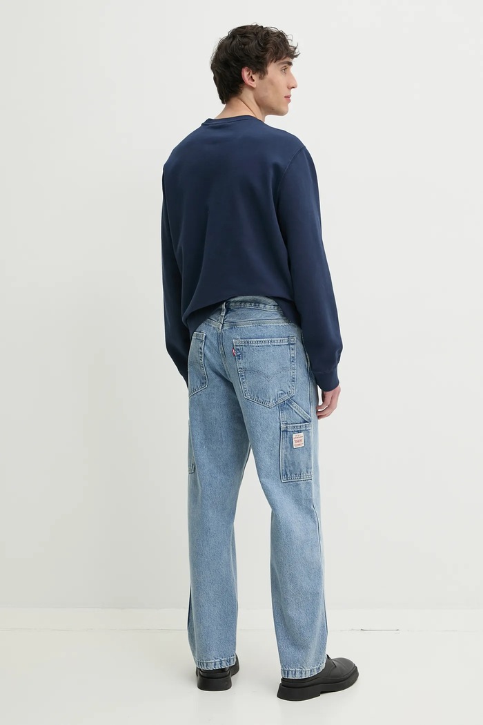 Odzież Levi's spodnie bawełniane 55849 niebieski