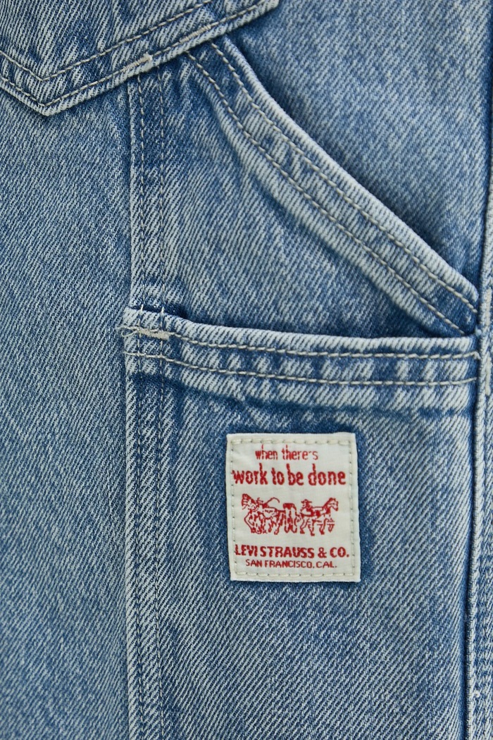 Levi's spodnie bawełniane 55849 niebieski