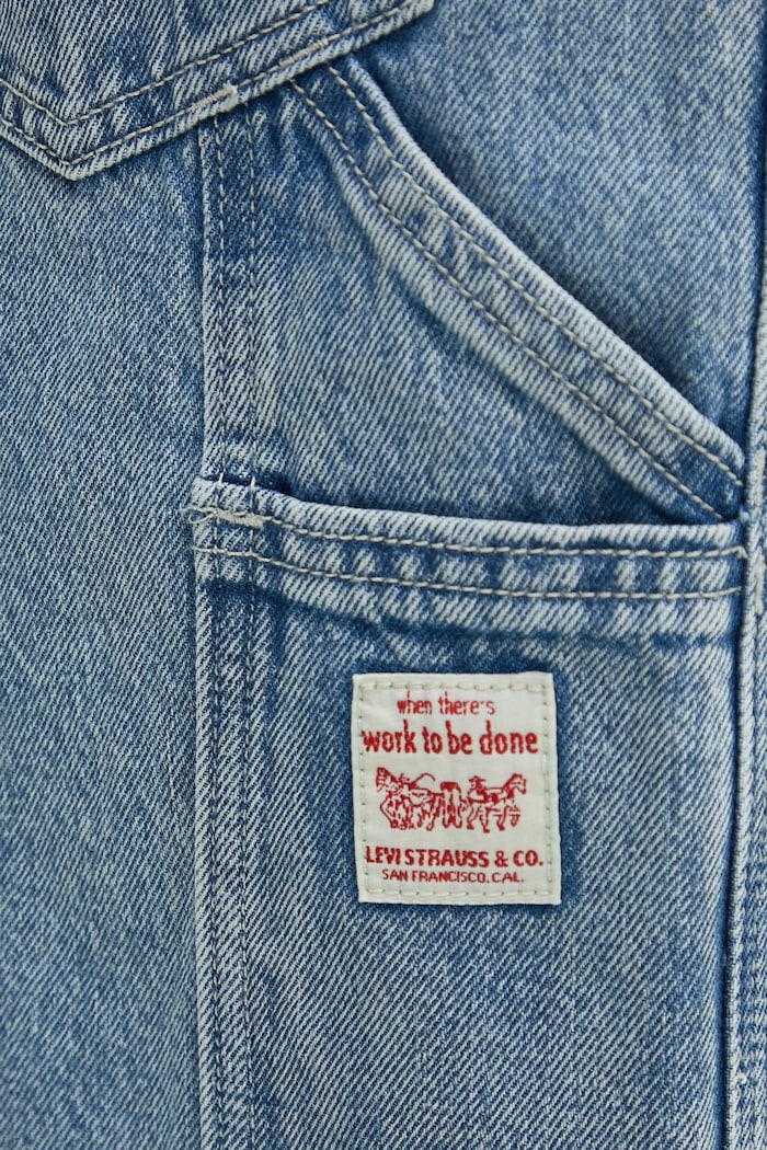 Levi's spodnie bawełniane 55849 niebieski
