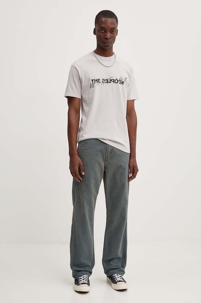 Bavlnené nohavice Levi's 55849 modrá SS25