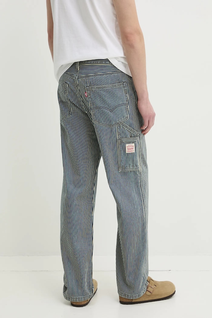 Odzież Levi's spodnie bawełniane 55849 granatowy