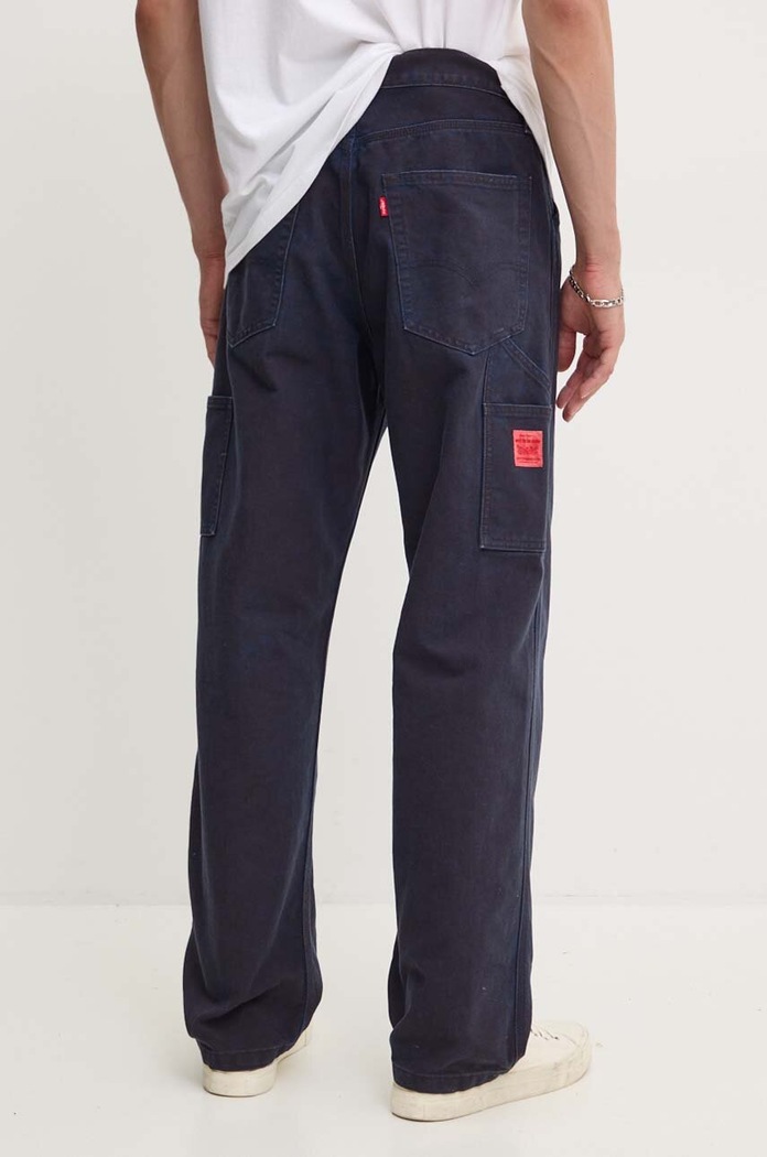 Oblečenie Bavlnené nohavice Levi's 55849 tmavomodrá