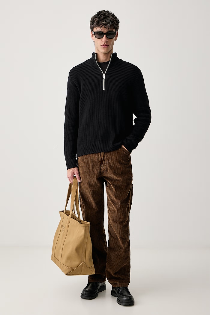Levi's Jeansy straight męskie 568 LOOSE STRT CARPENTER x WORKWEAR 55849 brązowy SS25