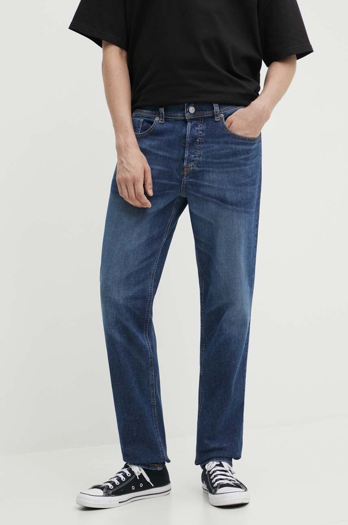 Odzież Diesel jeansy 2023 D-FINITIVE A10229.09J47 granatowy