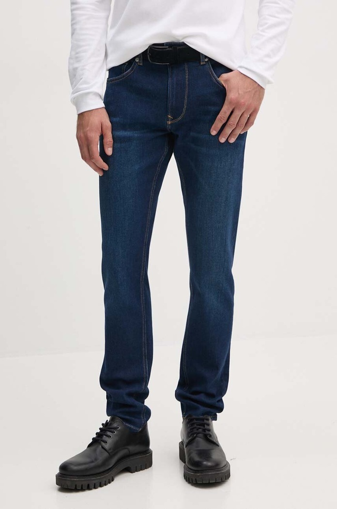 Τζιν παντελόνι Pepe Jeans TAPERED JEANS σκούρο μπλε PM207390CU1