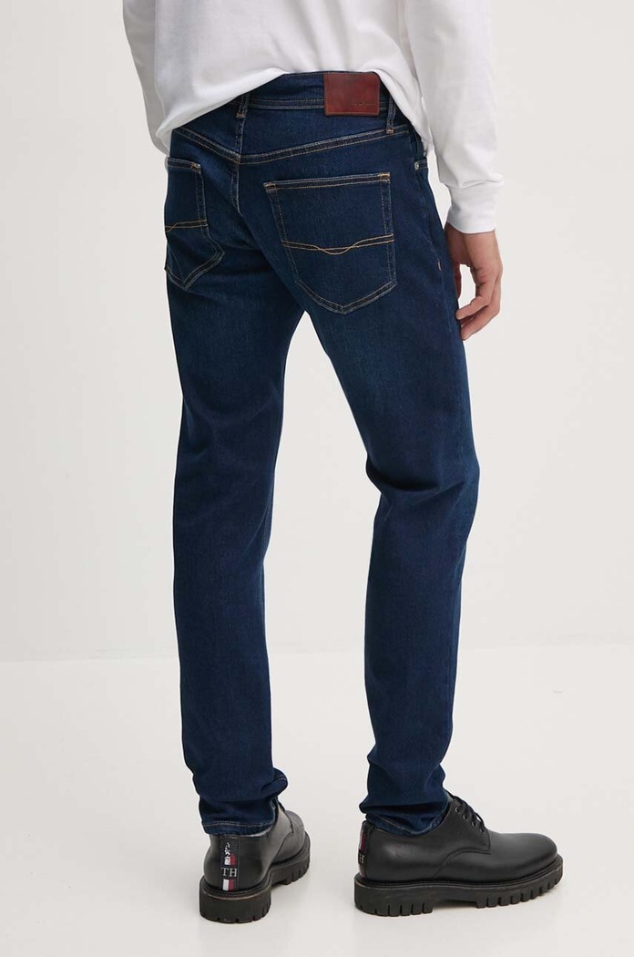 Ρούχα Τζιν παντελόνι Pepe Jeans TAPERED JEANS PM207390CU1 σκούρο μπλε