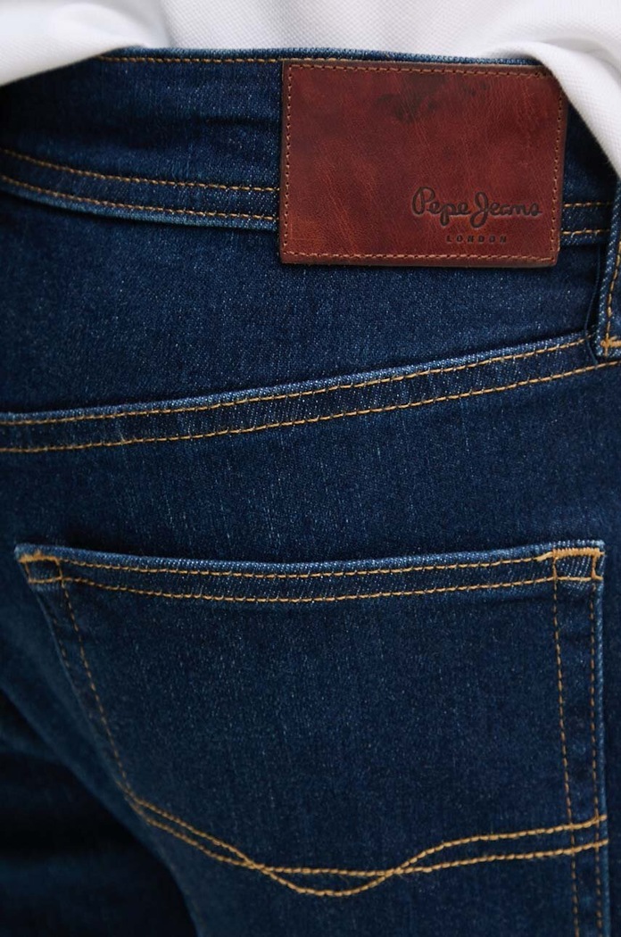 Τζιν παντελόνι Pepe Jeans TAPERED JEANS σκούρο μπλε PM207390CU1