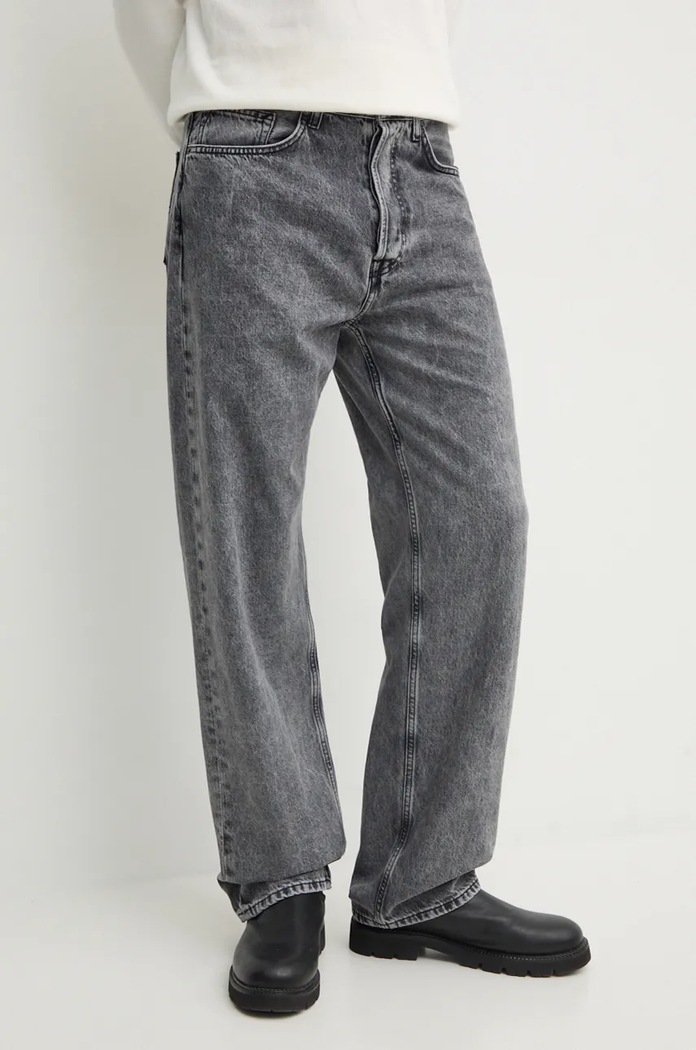 Pepe Jeans farmer LOOSE STRAIGHT JEANS CARBON szürke PM207972