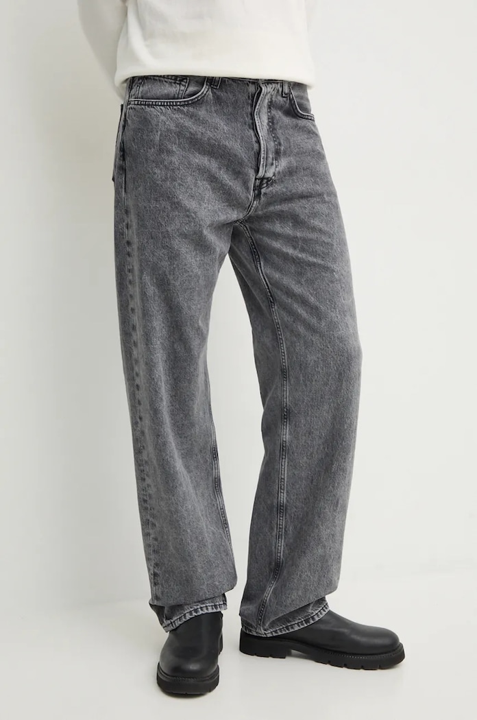 Pepe Jeans farmer LOOSE STRAIGHT JEANS CARBON szürke PM207972