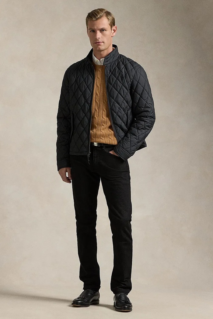 Îmbrăcăminte Polo Ralph Lauren blugi slim fit pentru bărbați 710956083 negru