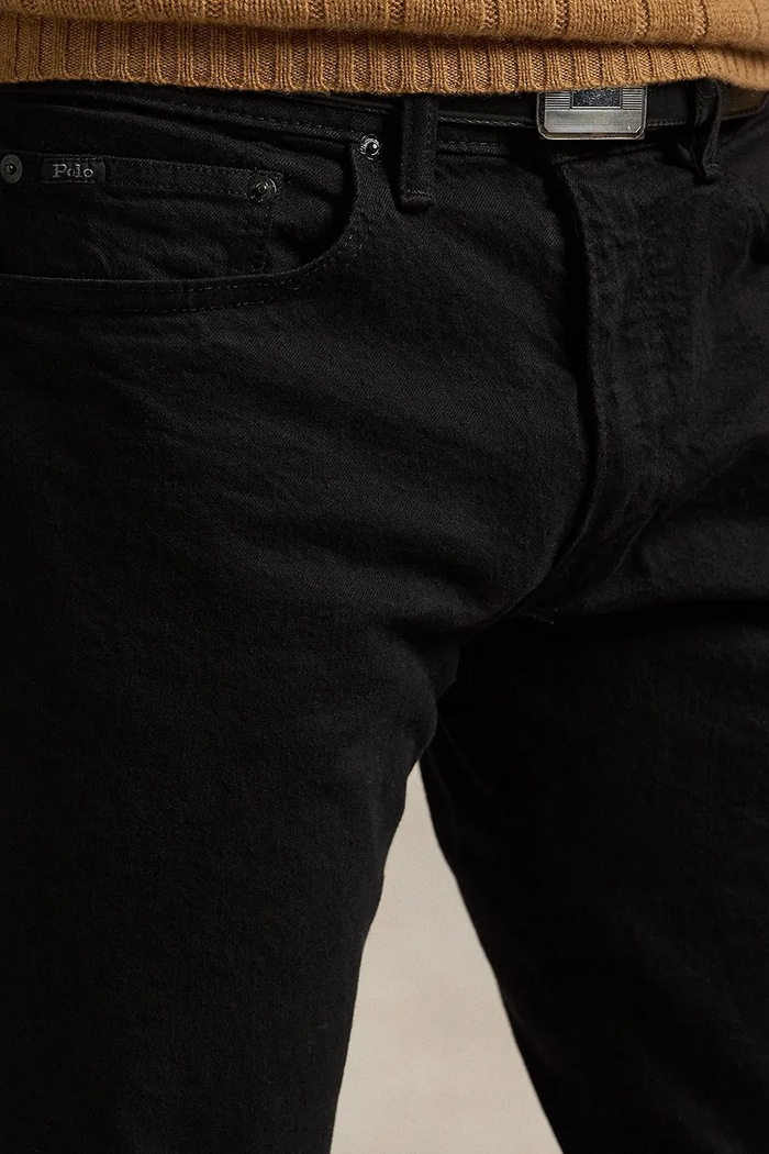 Polo Ralph Lauren blugi slim fit pentru bărbați negru 710956083