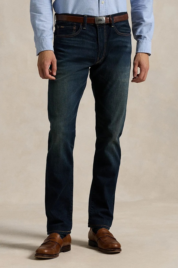 Džíny Polo Ralph Lauren námořnická modř 710956085