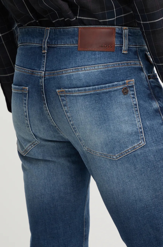 Jeansi BOSS Orange 50526948 albastru