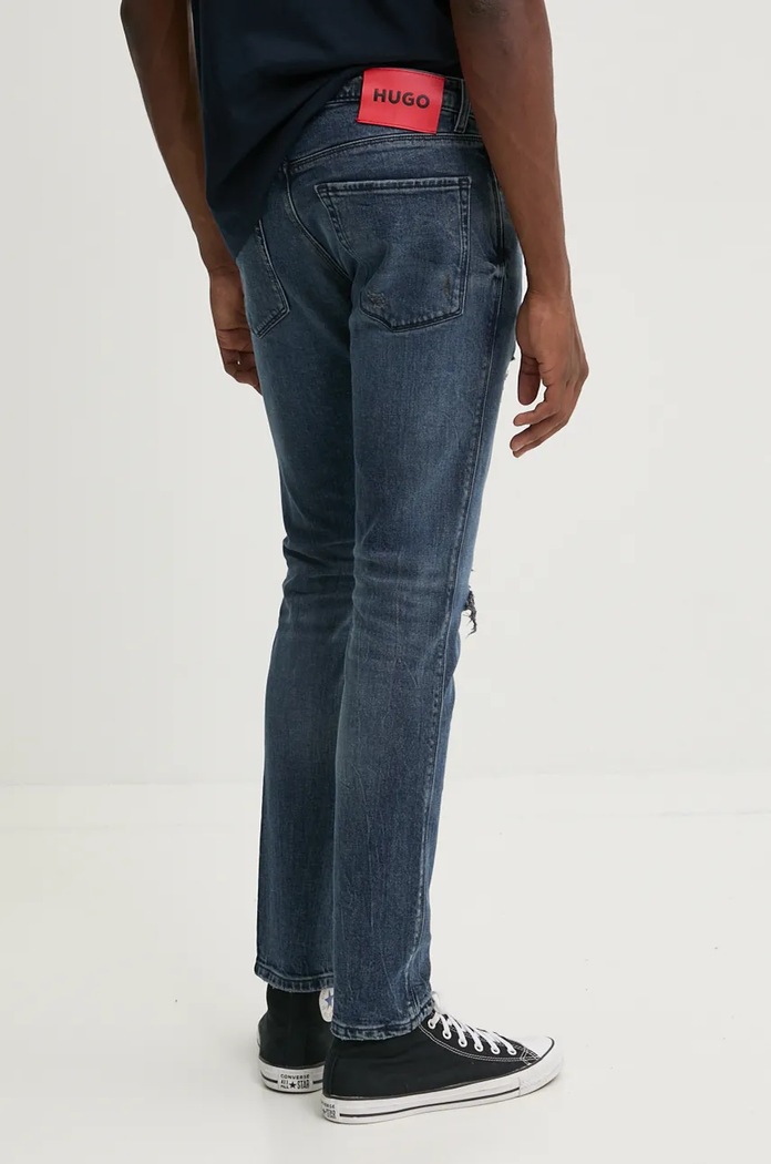 HUGO jeansy 50522148 niebieski AW24