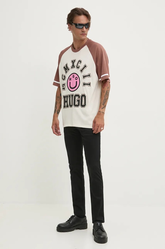HUGO Džíny HUGO 50525250 černá AW24