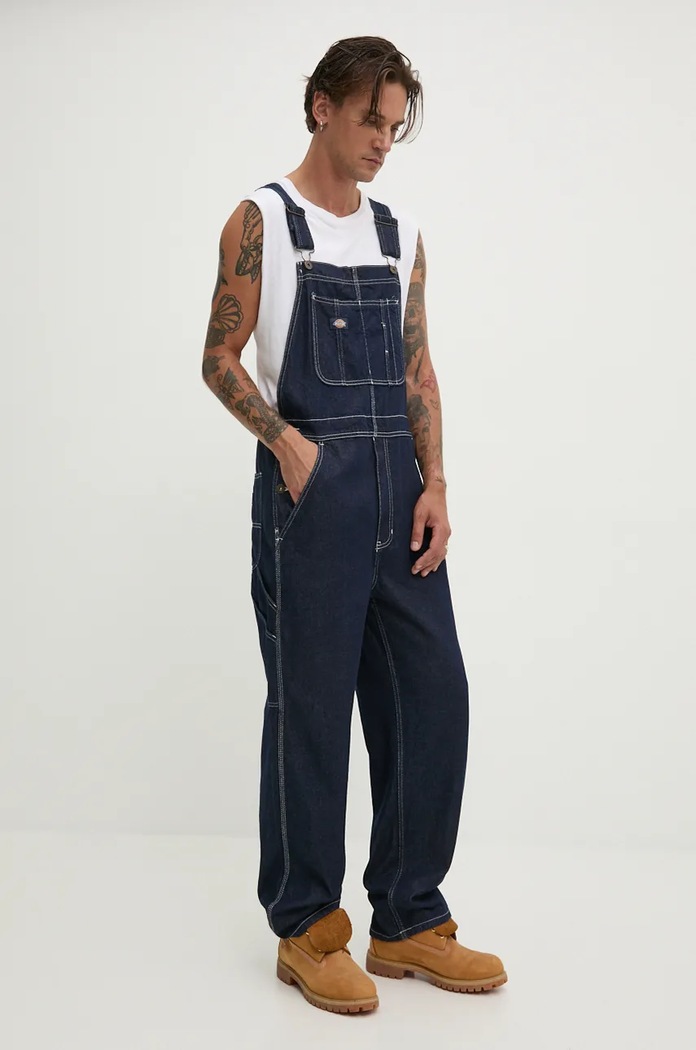 Rifľové nohavice na traky Dickies CLASSIC tmavomodrá DK0A4XYA