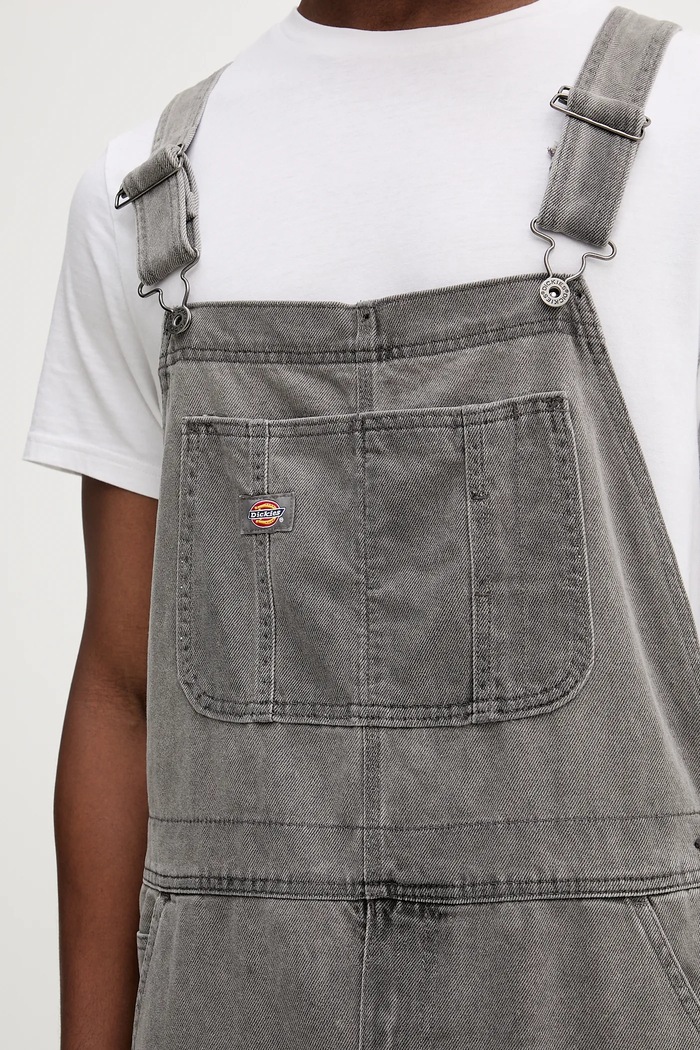 Dickies ogrodniczki jeansowe CLASSIC szary DK0A4XYA