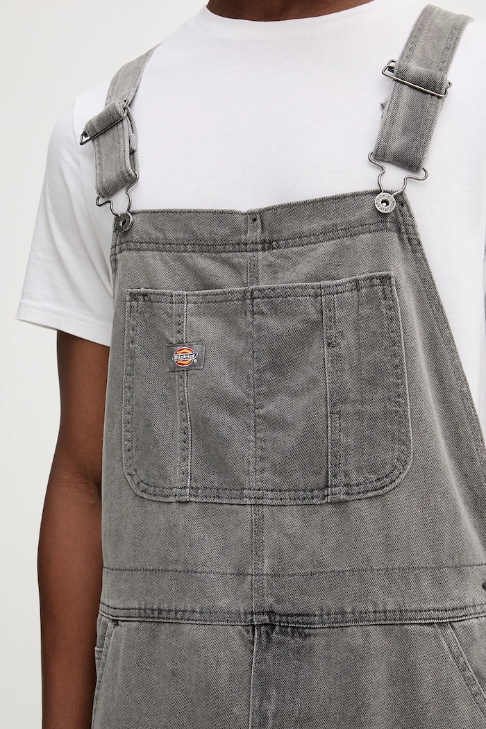 Dickies ogrodniczki jeansowe CLASSIC szary DK0A4XYA