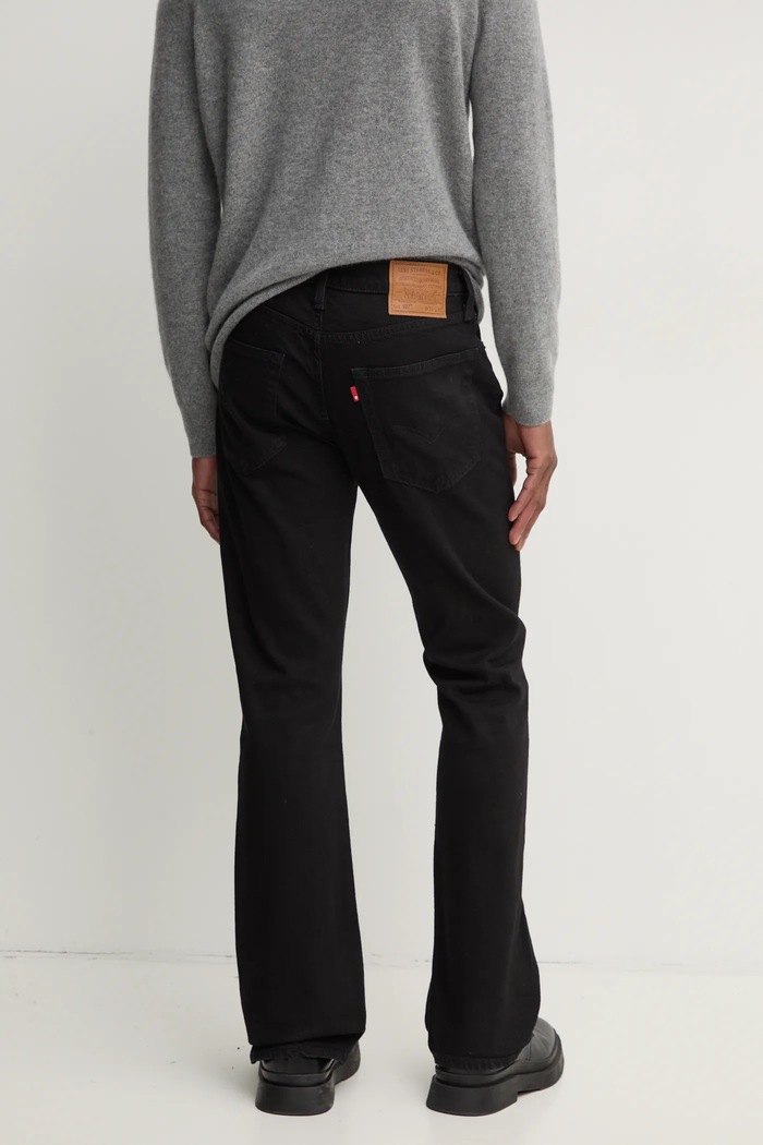Îmbrăcăminte Levi's jeans 527™ SLIM BOOT CUT 05527 negru