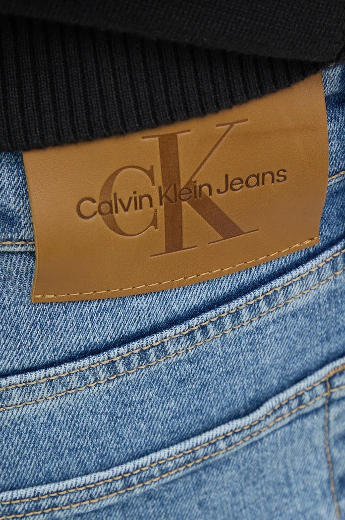 Rifle Calvin Klein Jeans modrá J30J325978