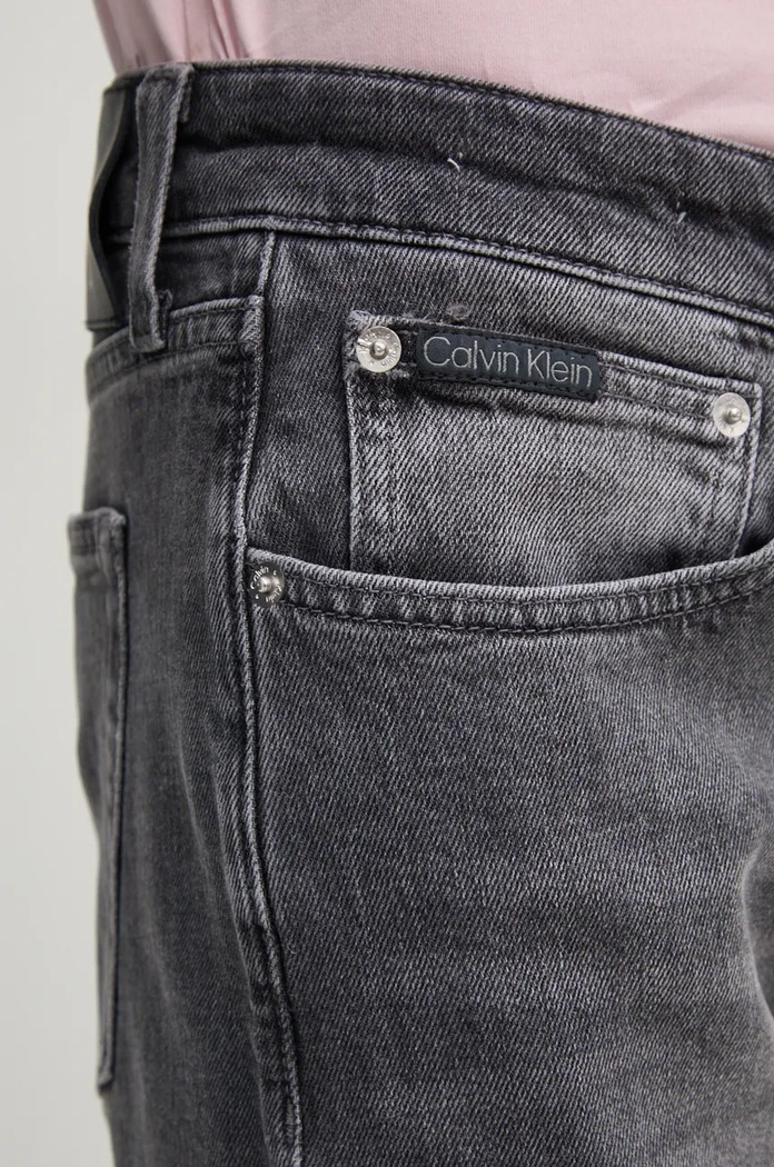 Džíny Calvin Klein Jeans J30J326008 šedá