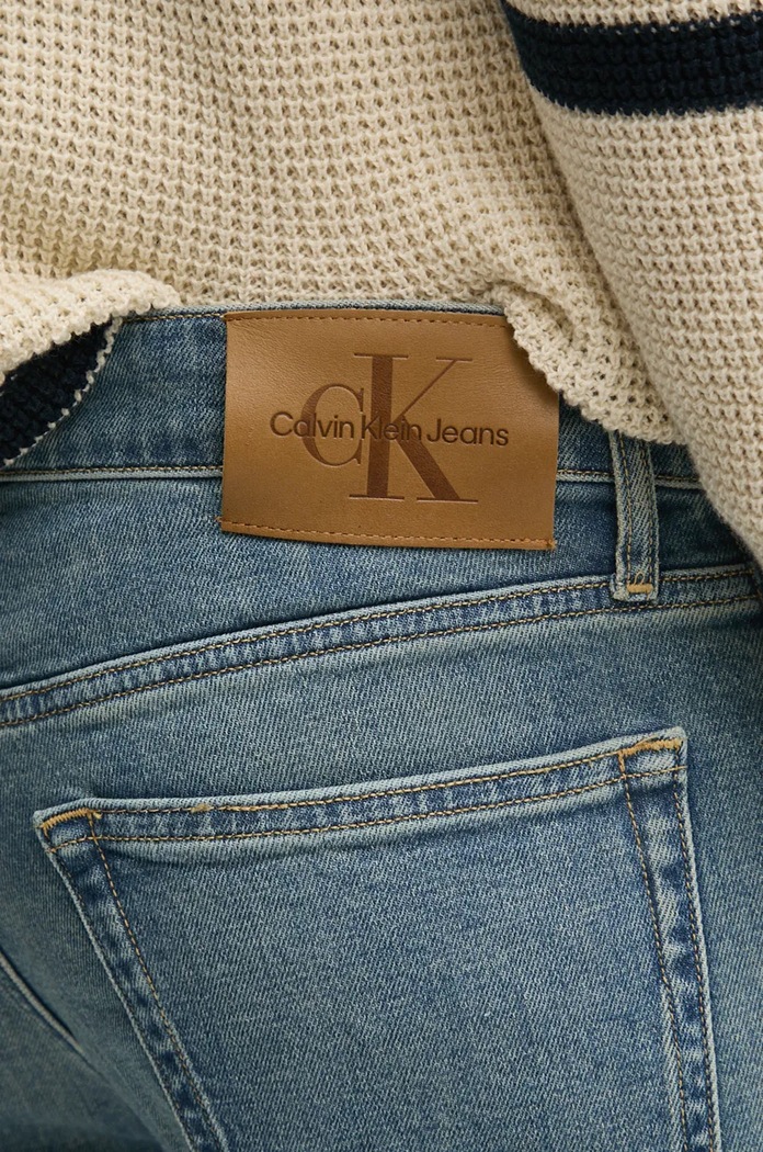 Oblečenie Rifle Calvin Klein Jeans J30J326843 modrá