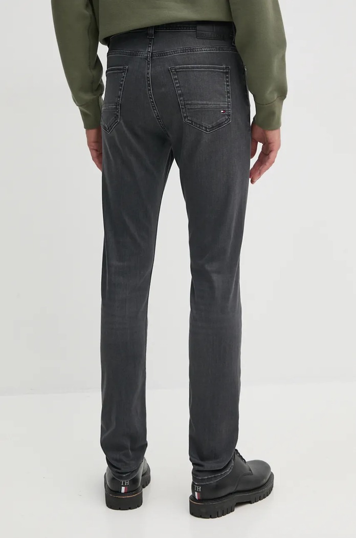 Ρούχα Τζιν παντελόνι Tommy Hilfiger MW0MW37342 μαύρο