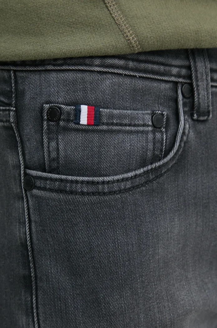 Τζιν παντελόνι Tommy Hilfiger μαύρο MW0MW37342