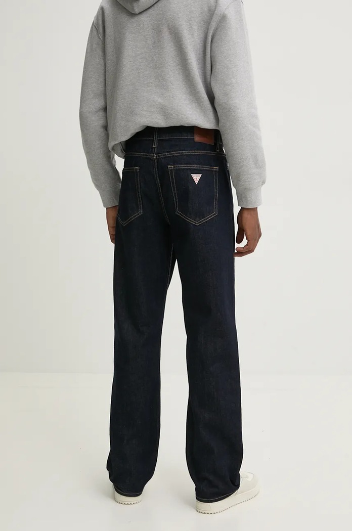Ρούχα Τζιν παντελόνι Guess Jeans M4BAB3.D5EJ2 σκούρο μπλε