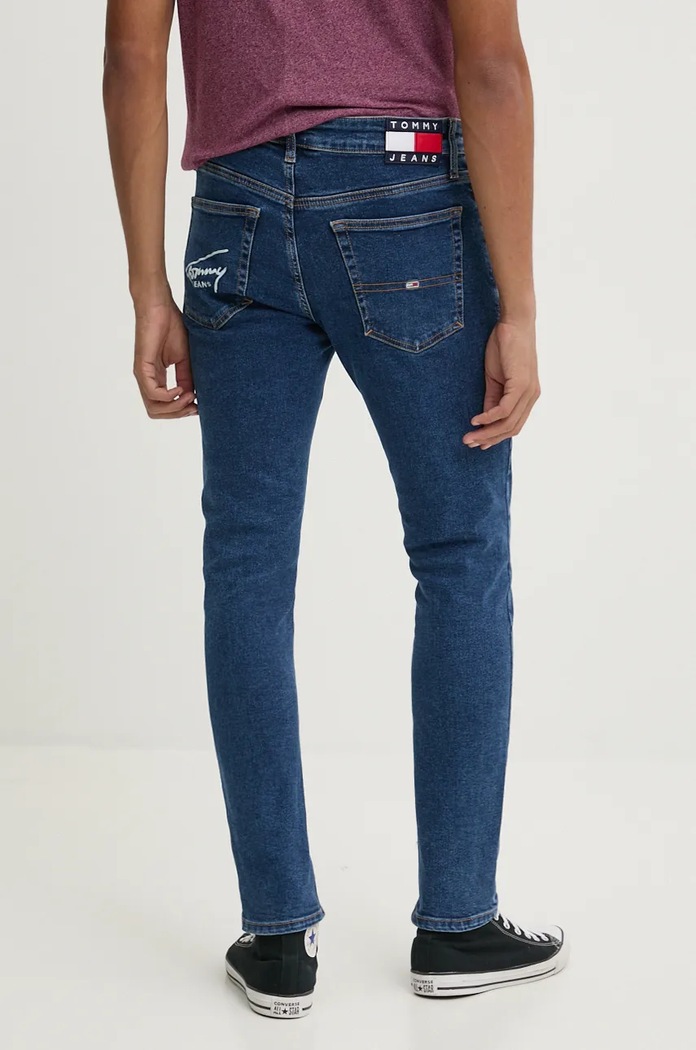 Odzież Tommy Jeans jeansy DM0DM20400 granatowy