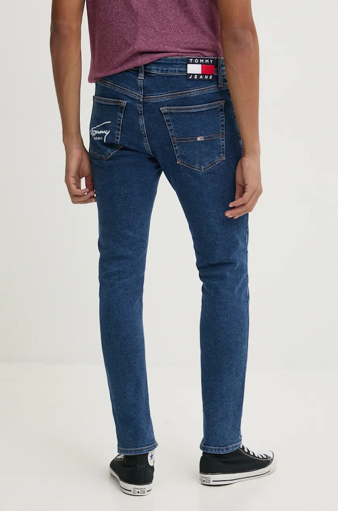 Odzież Tommy Jeans jeansy DM0DM20400 granatowy