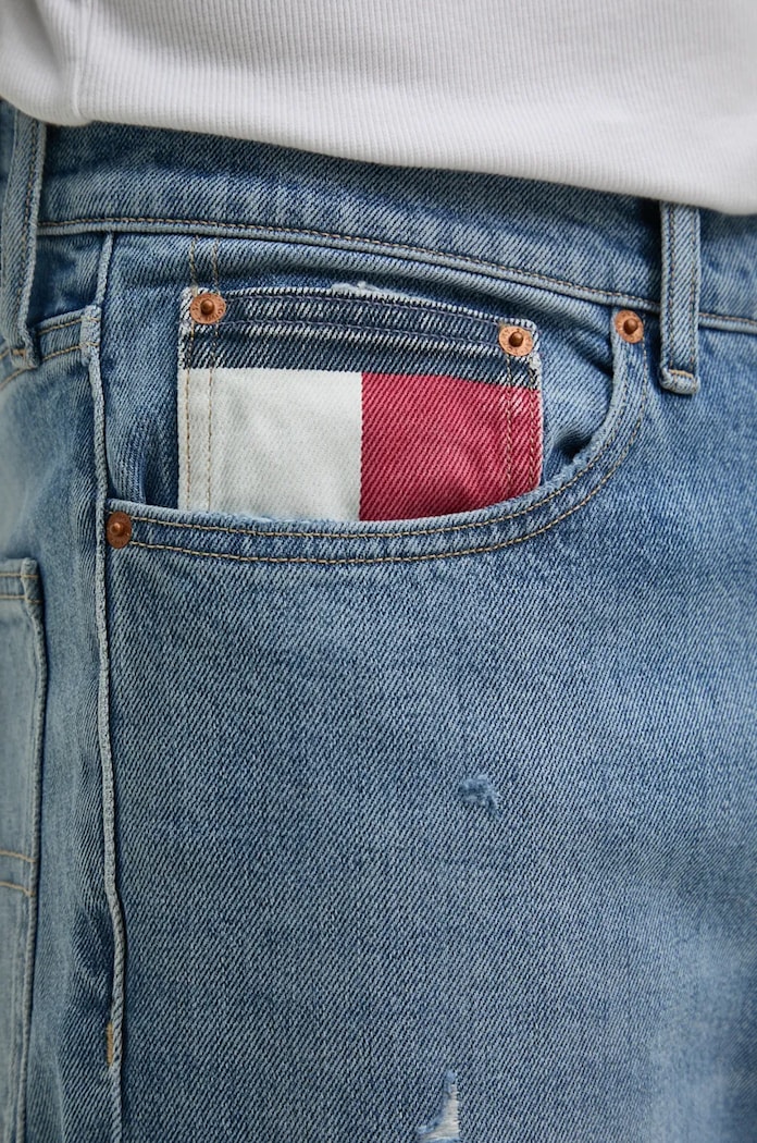 Kavbojke Tommy Jeans modra DM0DM20681