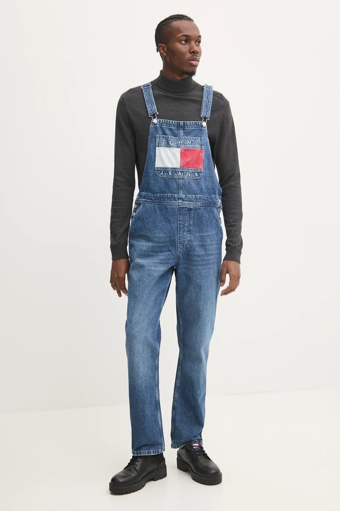 Džínové lacláče Tommy Jeans modrá DM0DM20440