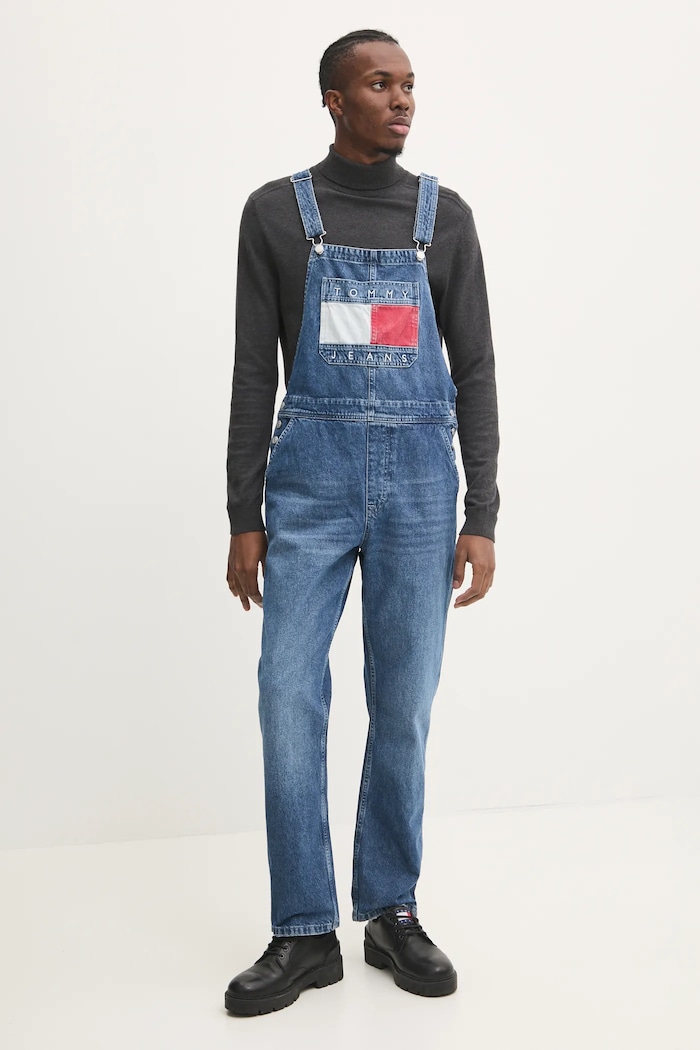 Džínové lacláče Tommy Jeans modrá DM0DM20440
