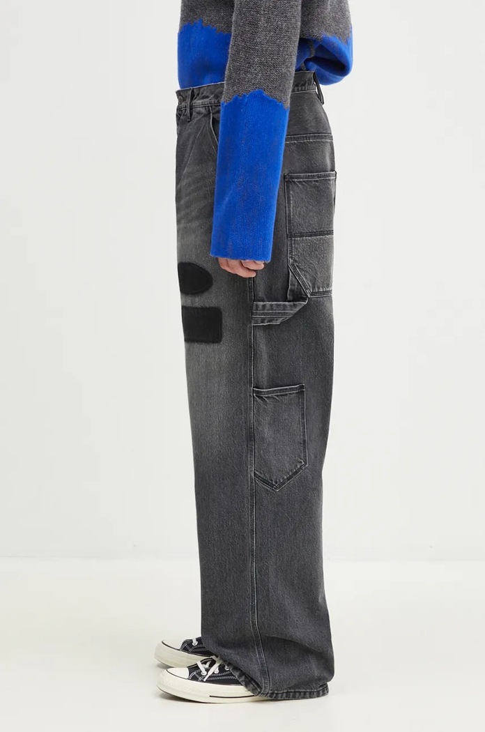Traperice AMBUSH Denim Work Pants BMYB004F24DEN0011100 crna AW24