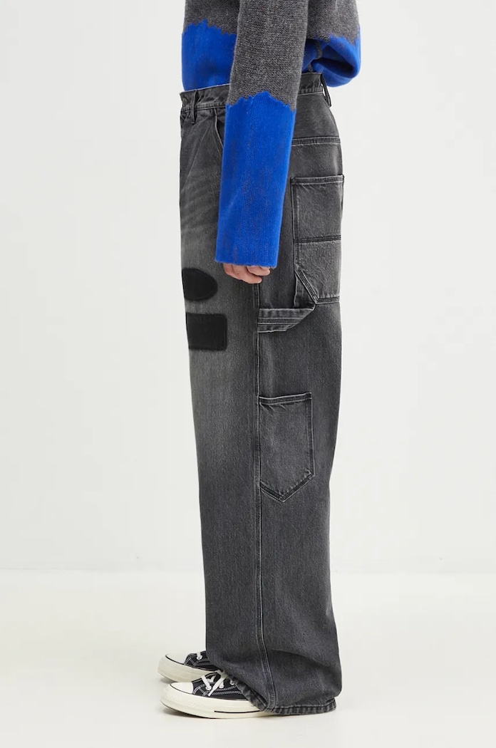 Traperice AMBUSH Denim Work Pants BMYB004F24DEN0011100 crna AW24