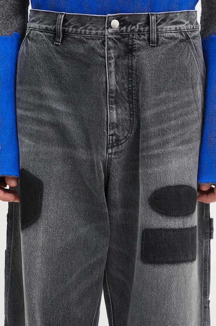 Traperice AMBUSH Denim Work Pants crna BMYB004F24DEN0011100