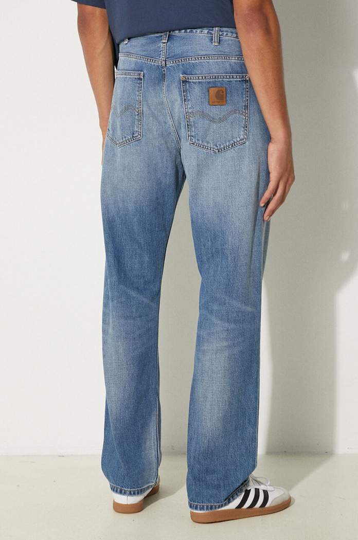 Odjeća Traperice Carhartt WIP Marlow Pant I023029.01WJ plava