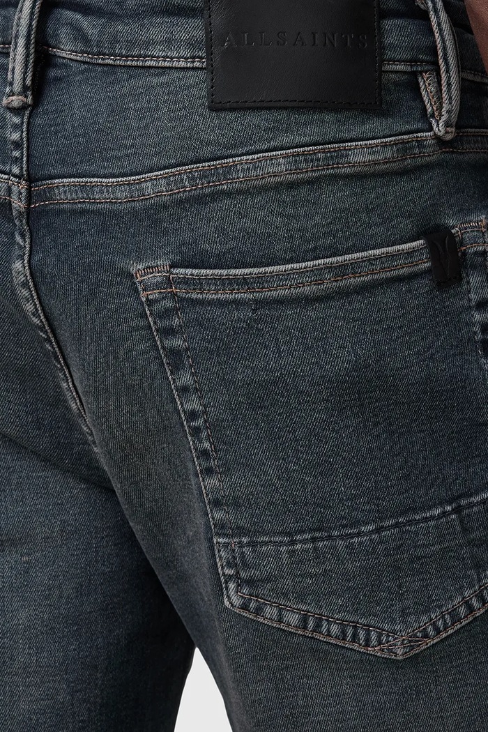 AllSaints jeansy SID niebieski M023EB