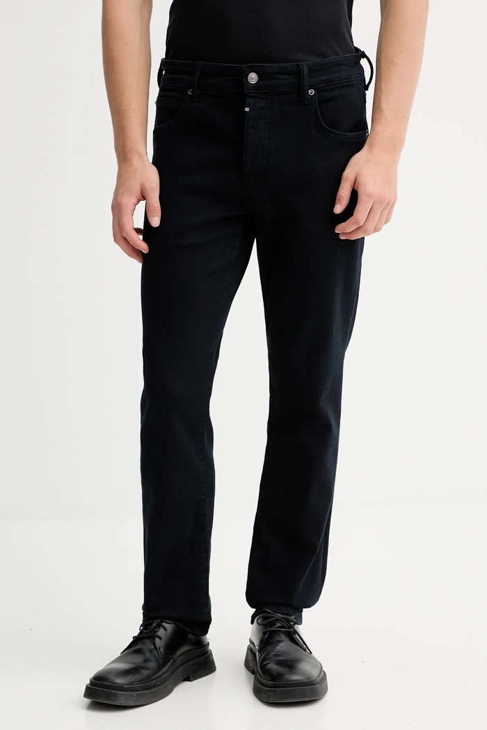 AllSaints jeansy SID granatowy M023EB