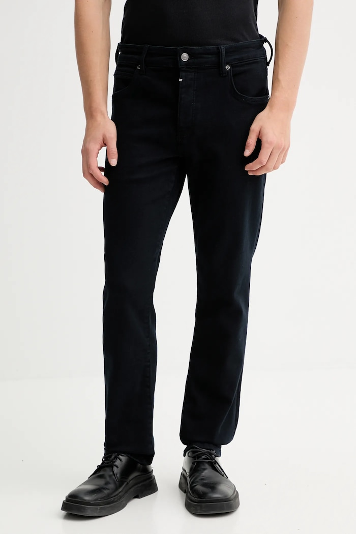 AllSaints jeansy SID granatowy M023EB