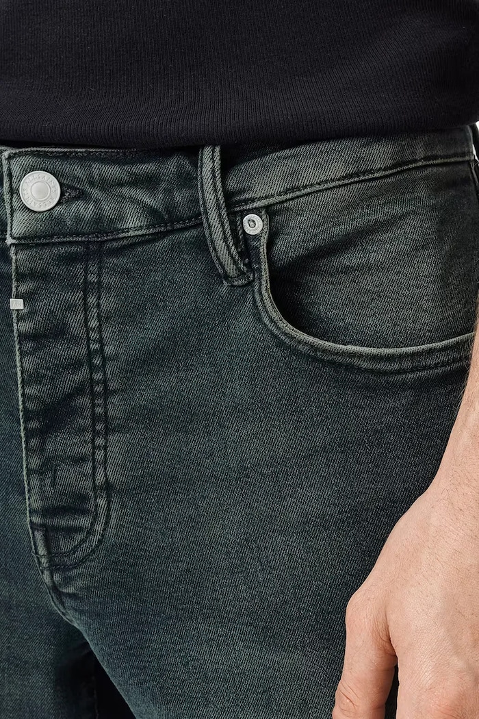 AllSaints jeansy SID szary M023EB