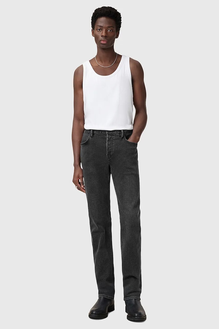 Traperice AllSaints IGGY crna M024EB
