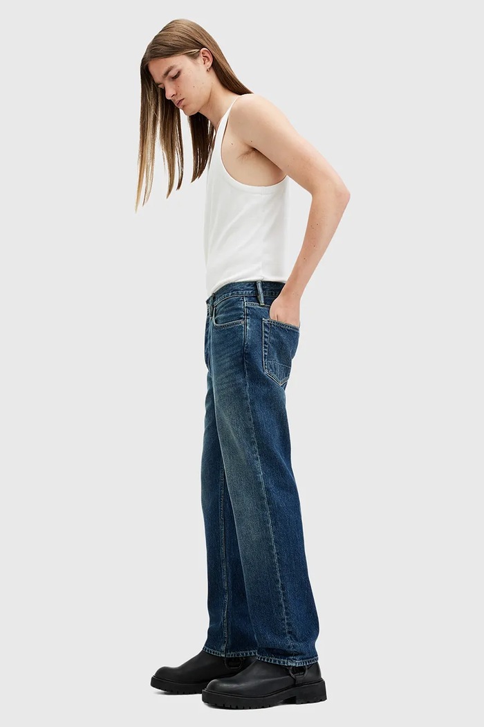 AllSaints blugi din bumbac REID M025EB