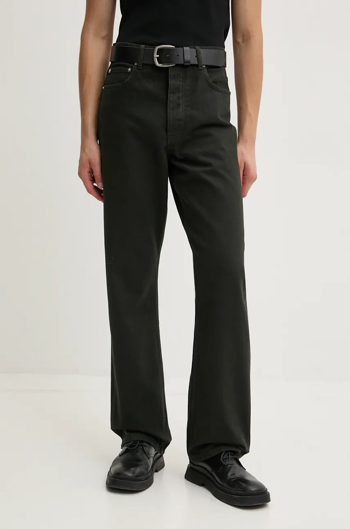Nanushka Jeansi GANNON negru NM24PFPA01497
